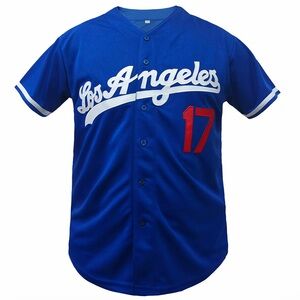 Los Angeles Dodgers Shohei Ohtani #17 Blue Jersey XL Embroidered MLB New
